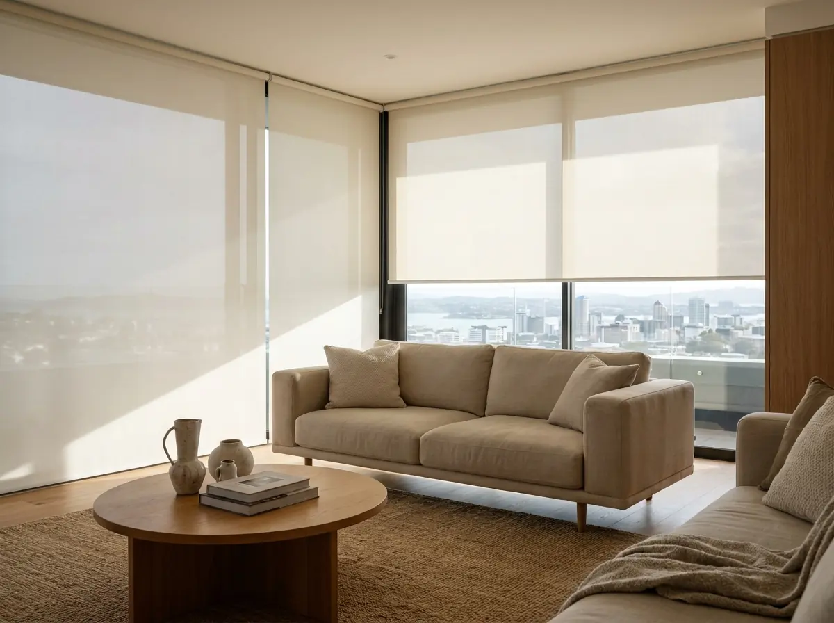 Motorised electric blinds operated by remote